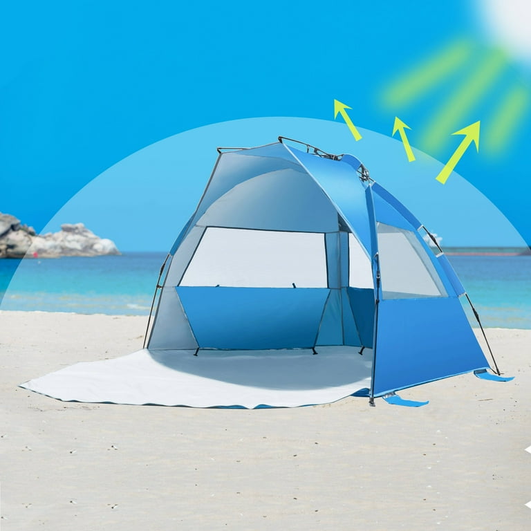 美品꒱·̩͙CAPTAIN STAG QUICK SET SUN SHELTER Portable Sun Shelter Tent Beach Fishing Quick Set Up Japan