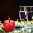 thumbnail image 5 of Christmas Eve Creative Apple Candle (2Pc) Small - Christmas Creative Gift Artificial Fruit-Shaped Candle Wedding Party Decoration Christmas Eve Candle, 5 of 9