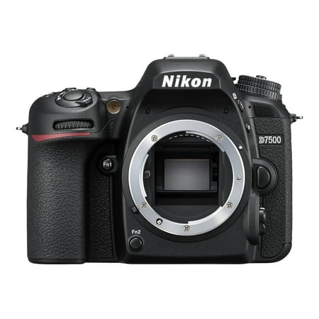 Nikon - D7500 DSLR 4K Video Two Lens Kit with 18-55mm and 70-300mm Lenses - Black