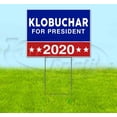 thumbnail image 1 of Klobuchar For President 2020 (18" x 24") Yard Sign, Includes Metal Step Stake, 1 of 6