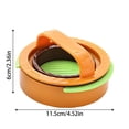 thumbnail image 3 of Round Hamburger Patty Maker - Adjustable Thickness Press for Thick Beef, Chicken & Veggie Burgers, Dishwasher-Safe PP Kitchen Tool (Orange), 3 of 6