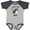 Baseball Heather and Navy, variant on Inktastic Chinese Zodiac Year of the Rat Boys or Girls Baby Bodysuit