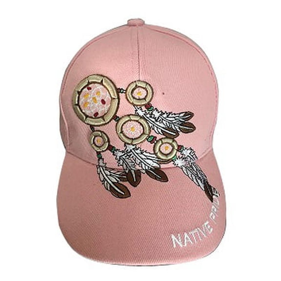Dream Catchers Native Pride Baseball Caps Embroidered - Pink Color -- FREE USA Shipping--(CapNp557p)