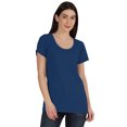 thumbnail image 1 of Inkmeso Inkmeso T-shirt à Encolure Dégagée pour Femmes à Manches Courtes d'Été, T-shirt Basique, 1 of 7