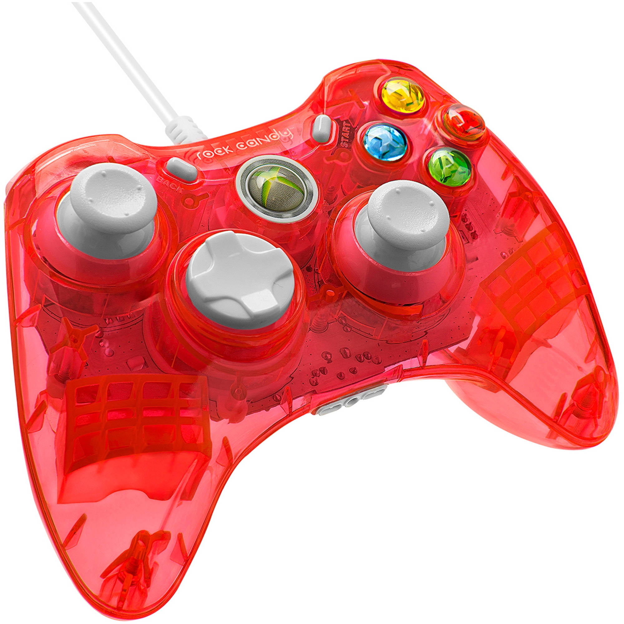Rock Candy Wired Controller for Xbox 360, Blu-merang - Walmart.com
