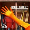 thumbnail image 3 of Glove Station Disposable Nitrile Gloves for Kitchen and Household - Multi Use Non-Latex Textured Gloves for Cleaning, Cooking, Food Handling - 8MM- 100-Count-LG-Orange, 3 of 5