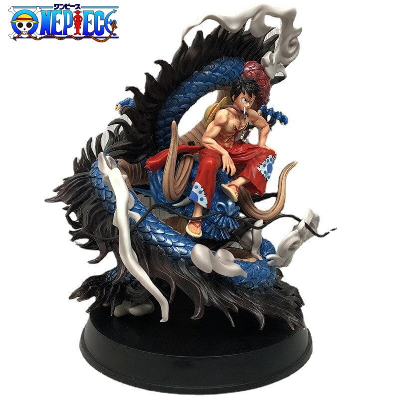 Aiouniya One Piece Gk Luffy Vs Kaido Luffy Dragon Scene Oversized Figure Static Collectible Model Toys Exquisite Ornaments Creative Gift Other