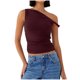 thumbnail image 1 of Camisetas Casuales de Mujer sin Mangas Diseño de Cuello en V, Ligero Poliéster Primavera Y Blusa de Verano, 1 of 5