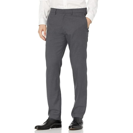 Reaction Kenneth Cole Mens Pants 32X32 Dress Slim Stretch Gray 32