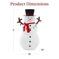 thumbnail image 2 of Muñeco de nieve grande iluminado Best Choice Products, 91 cm con 100 LED, 2 of 7