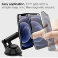 thumbnail image 6 of Magnetic Car Mount Phone Holder for Samsung Galaxy S20/S21/S22/Plus/Ultra/FE - For Dash Windshield Telescopic MagSafe Compatible Strong Grip, 6 of 7