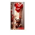 thumbnail image 6 of RyanK Valentine'S Day Gifts Valentine's Day Romantic Love Background Curtain Indoor Outdoor Valentine's Day Family Door Banner Party Bedroom Door Curtain, 6 of 6