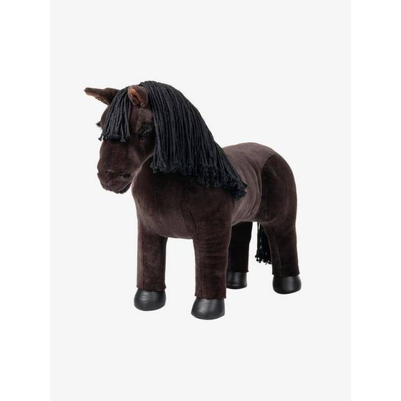 LeMieux Toy Pony Freya for Kids - Brown - Soft Coat - Flexible - Pretend Play - Stuffed Animal Horse - Gift for Kids - Suitable for Ages 3 Years  