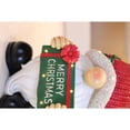 thumbnail image 3 of Hi-Line Gift Ltd 85187-G Merry Christmas Santa with LED Lights Lighted Christmas Decor Battery Operated Indoor Use Only, 3 of 5