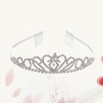 thumbnail image 3 of 2 Count Hair Jewelry Women Accessories Shiny Crown Miss Bride, 3 of 8