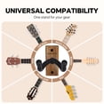 thumbnail image 4 of Soporte de pared para guitarra Bandpop de nogal negro con 5 púas, 4 of 7