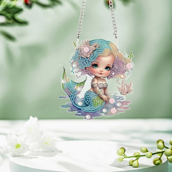Mermaid Diamond Art Painting Kit Hanging