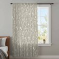 thumbnail image 4 of Gray Green Flowers Sheer Curtains 54 Inches Long, Spring Summer Farmhouse Botanical Light Filering Curtains, Breathable Simi Curtain Privacy Drapes for Kitchen Bathroom Nursery Small Window Treatment, 4 of 9