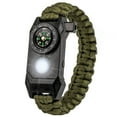 thumbnail image 3 of Fashion Men Outdoor LED Light Survival Umbrella Rope SOS Bracelet Emergency Rescue Bracelet Compass Sport Whistle Bracelets DMH, 3 of 6