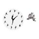 thumbnail image 5 of Reloj De Pared De Bailarina De Ballet Con Figuras De Búho, Escultura De Estatua De Animal Moderna Para Una Encantadora Cocina, Oficina, Decoración Del Hogar, Mesita De Noche, 5 of 8