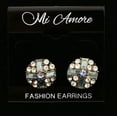thumbnail image 3 of Mi Amore Post-Earrings Silver-Tone/Blue, 3 of 4