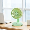 thumbnail image 5 of Portable Fan Rechargeable with Round Base, Desk Cooling Fan for Outdoor Travel Gift, 5 of 6