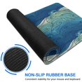 thumbnail image 6 of "Extended Large Mouse Pad with Japanese Blue & White Wave Design - Ideal for Gaming, 31.5 X 11.8", 6 of 7