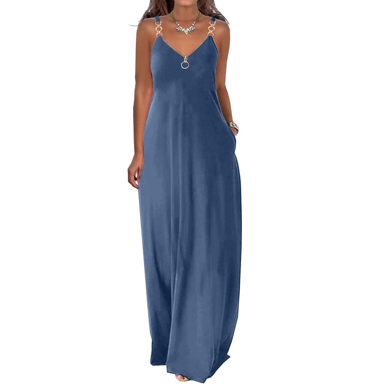 chinese dress ladies BISHUIGE Womens 2026 Plus Size Maxi Dresses Summer Casual Short Sleeve Long  Dress with Pockets XL-6XL X-Large, Begonia Dark Green at Amazon Women's  Clothing store