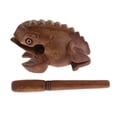 thumbnail image 4 of 1x Rana de de Rana Instrumentos de Percusión para Único para Hombres,Mujeres, Guitarristas Medio Baoblaze Rana de madera, 4 of 7