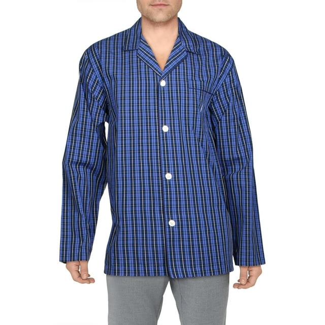 Polo Ralph Lauren Mens Plaid Cotton Pajama Top