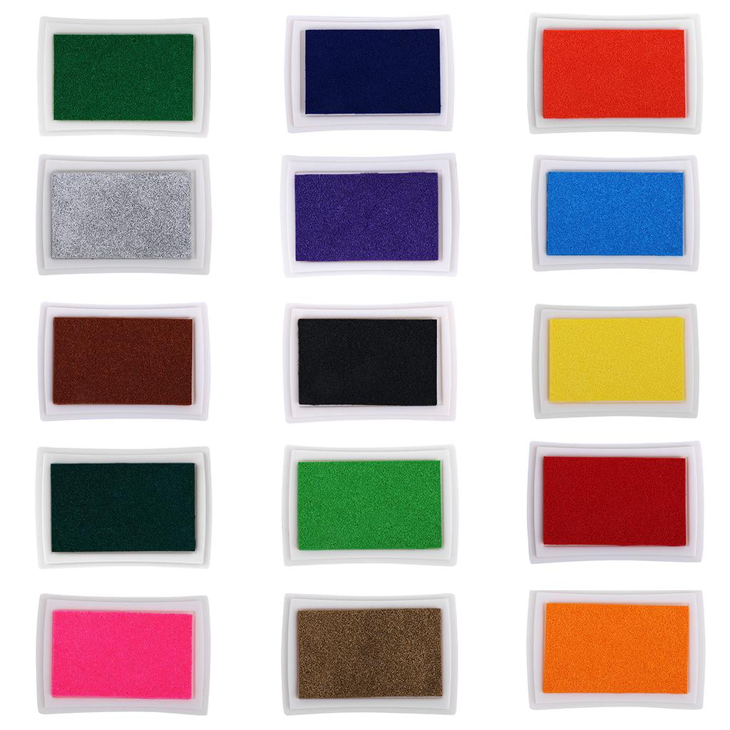 Tampons Encreurs Vert - 6 Nuances - Pour Artisanat, Enfants, Scrapbooking