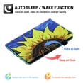 thumbnail image 2 of TECH CIRCLE iPad 10th Generation Case 10.9 Inch 2022, PU Leather Folio Adjustable Smart Stand Wallet Case with Auto Sleep/Wake Protective Covers for Apple iPad 10th Generation 10.9", Sun Flower, 2 of 7