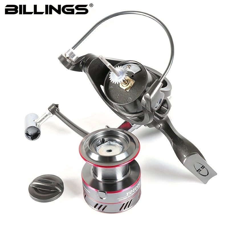 2000-6000 Series,5.2:1 Gear Ratio,26LB Max Drag,Shallow Spool,Spinning Fishing Reel,For Freshwater Saltwater