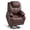 Light Brown-Medium, variant on Mcombo Electric Power Lift Recliner Chair Sofa with Massage and Heat for Elderly, 3 Positions, 2 Side Pockets and Cup Holders, USB Ports, Faux Leather 7040