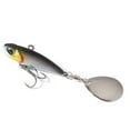 thumbnail image 2 of 7g 15g electroplated Spinner Tackle Rotate Spoon Metal Wobblers Crankbaits Spoon Fishing Lure Metal Fishing Bait VIB Lure Treble Hook 7G/28MM E, 2 of 8