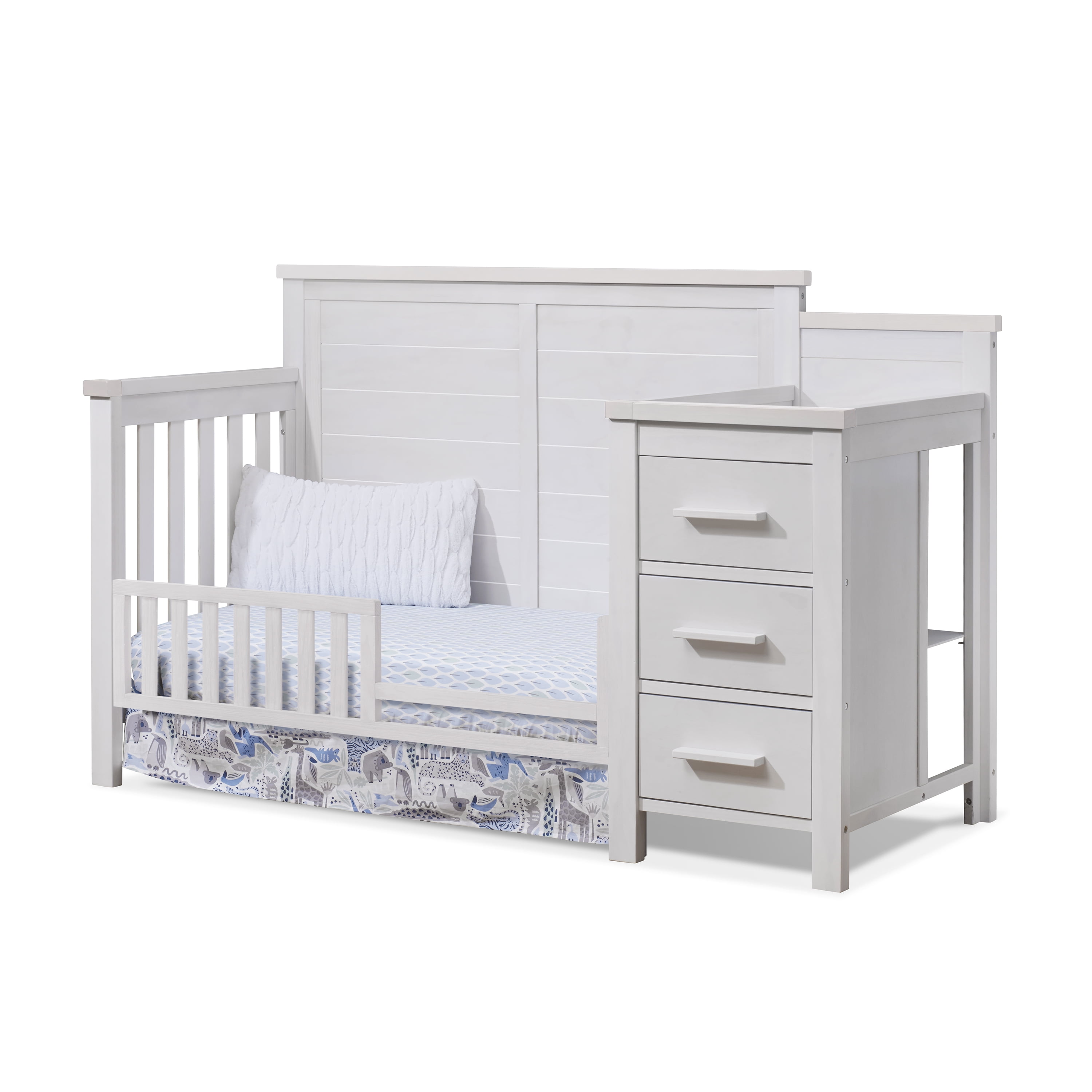 Sorelle Furniture  Farmhouse Crib & Changer, Weathered White