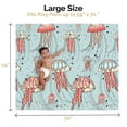 thumbnail image 2 of JumpOff Jo Large Foldable Kids Foam Play Mat, Padded Baby Floor Mat, 70 x 59 in - Seaside, 2 of 9