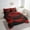Red Black, variant on 7 Pcs 3D Rose Floral Bed in a Bag Twin Comforter Set,Romantic Valentine's Day Sheet Set Women Lovers,Red Rose Flower Bedding with Comforter,Lovers Red Black Rose Quilt Cover
