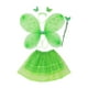 thumbnail image 2 of Disfraz de hada para niñas Ropa de ala de hada Disfraz de ángel Falda tutú para niños pequeños 4 piezas/juego Disfraz de mariposa para disfraces Fiest Verde, 2 of 8