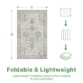 thumbnail image 3 of DEORAB Outdoor Rugs 5'X8' Chenille Patio Rug Three-Layer Material Imitation Silicone Spot Molding Camping Outside Rv Mat,Light Grey Brown, 3 of 8