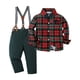 thumbnail image 1 of Conjunto de ropa DISAUR para bebé niño con camisa y pantalones con tirantes, 1 of 4
