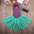 thumbnail image 4 of Newborn Baby Girls Star Sequin Mesh Romper Lace Halter Sleeveless Jumpsuits Tutu Dress Summer Outfits, 4 of 7