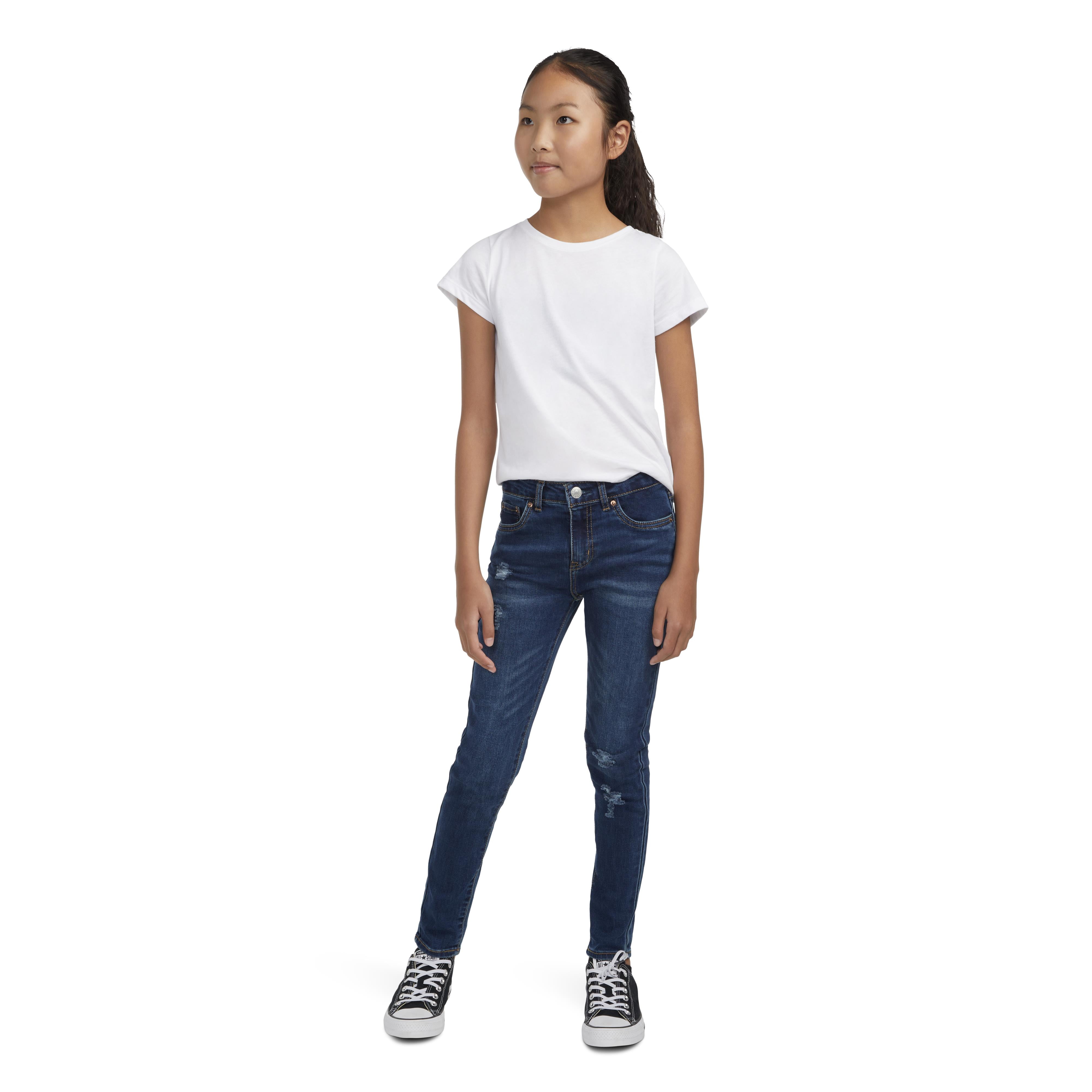 Levi Strauss Signature Girls High Rise Super Skinny Jeans, Sizes 5-18
