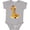 AC-Heather Grey, variant on Inktastic Giraffe Boys or Girls Baby Bodysuit