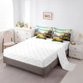 thumbnail image 3 of YST 7Pcs Deer Comforter Set, Wildlife Adventure Bed in a Bag, Full Size, 3 of 5