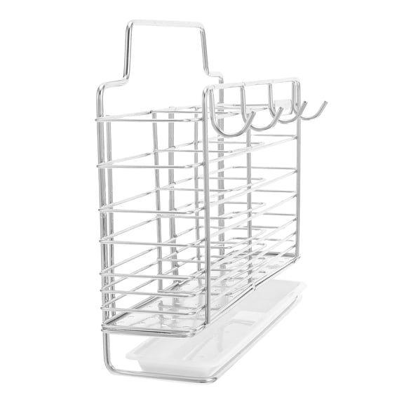 NUOLUX Thickened Stainless Steel Kitchen Utensil Holder for Countertop Organization