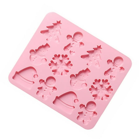 SEWCHICS Silicone Chocolate Mold for Christmas Baking - 1 Piece Holiday Candy Making Tool