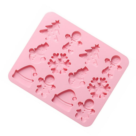 SEWCHICS Silicone Chocolate Mold for Christmas Baking - 1 Piece Holiday Candy Making Tool