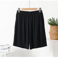 thumbnail image 2 of BUIGTTKLOP Plus Size Pajamas Shorts for Women High Waisted Lounge Shorts Wide Leg Loose Comfy Sleep Bottoms Sleepwear, 2 of 6