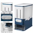 thumbnail image 4 of Kitchen Rice Storage Box Automatic Cereal Dispenser Boxs Moisture-proof Sealed Cereal Food Box Grain Bin Rice Container, 4 of 9